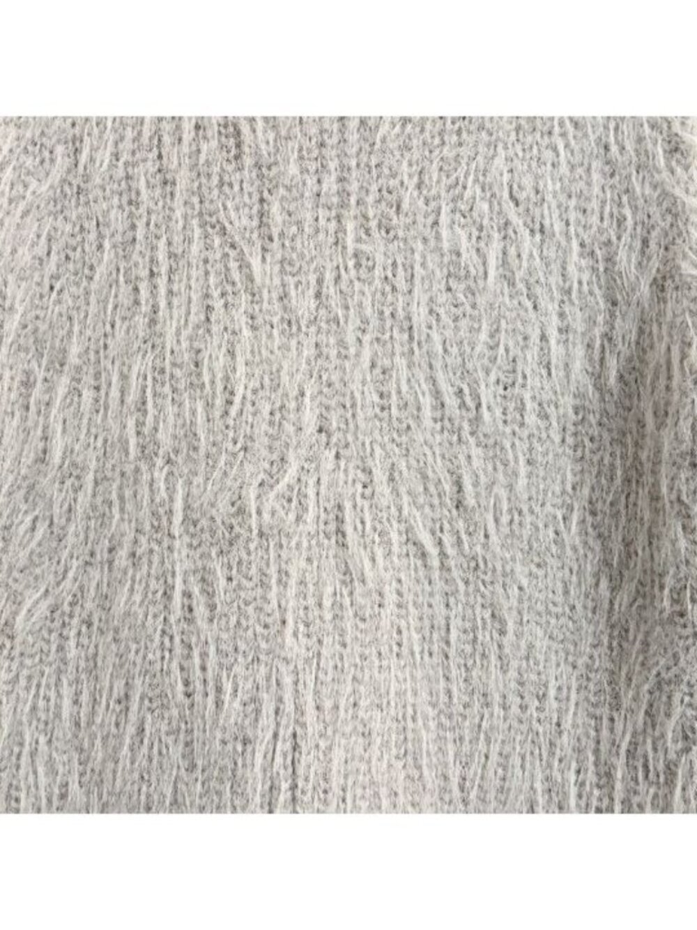 EUC Zara Fuzzy Lavender Sleeveless High Neck Fitted Top - sz S - Picture 3 of 12